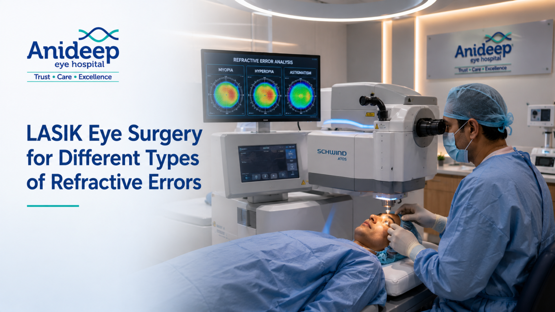 LASIK Eye Surgery for Different Types of Refractive Errors 